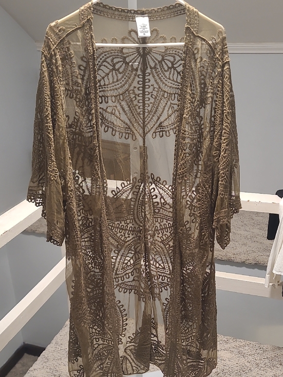 Tops - Olive Green Kimono NWOT